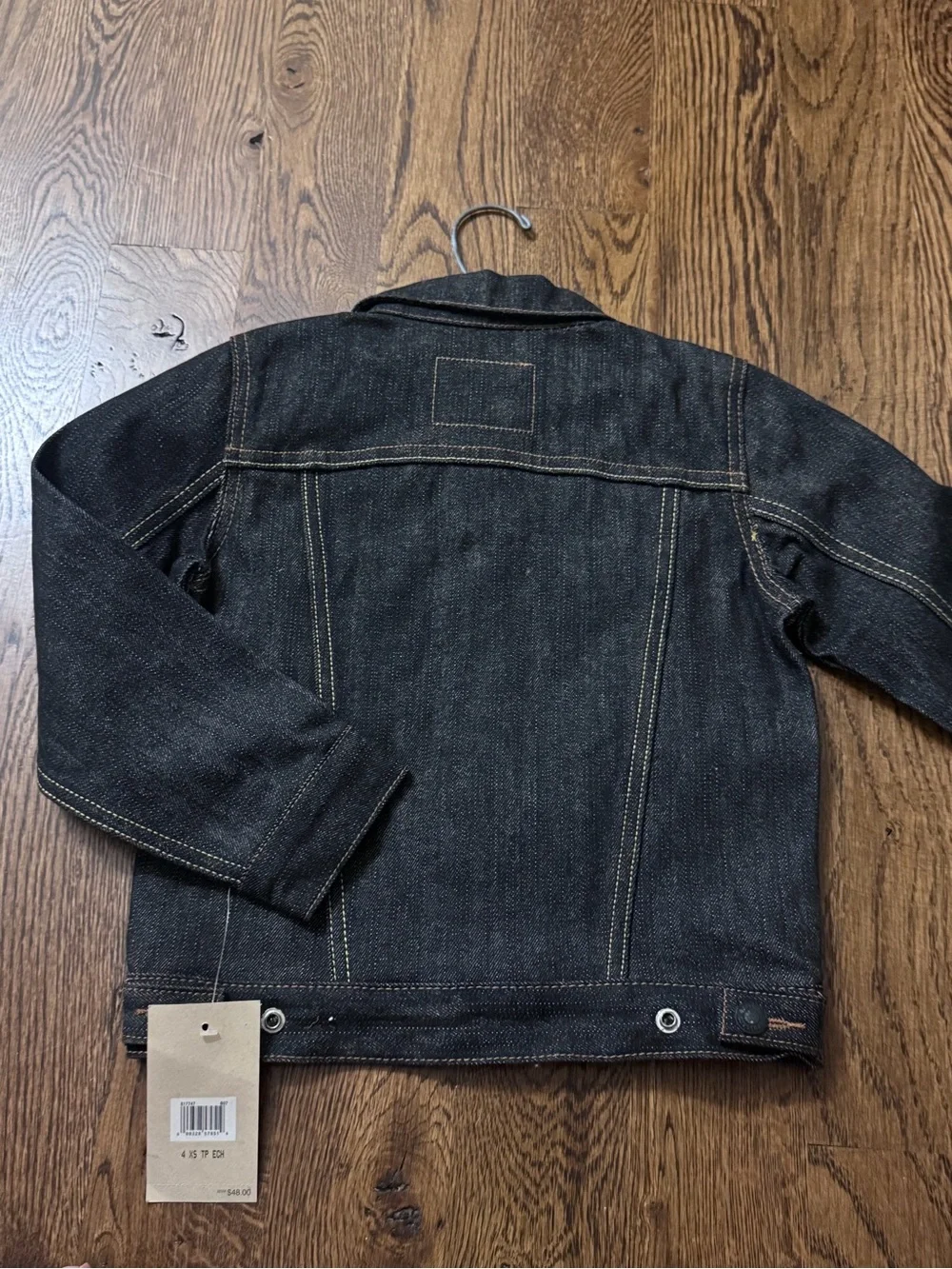 Levi's Kids Black Denim Trucker Jacket